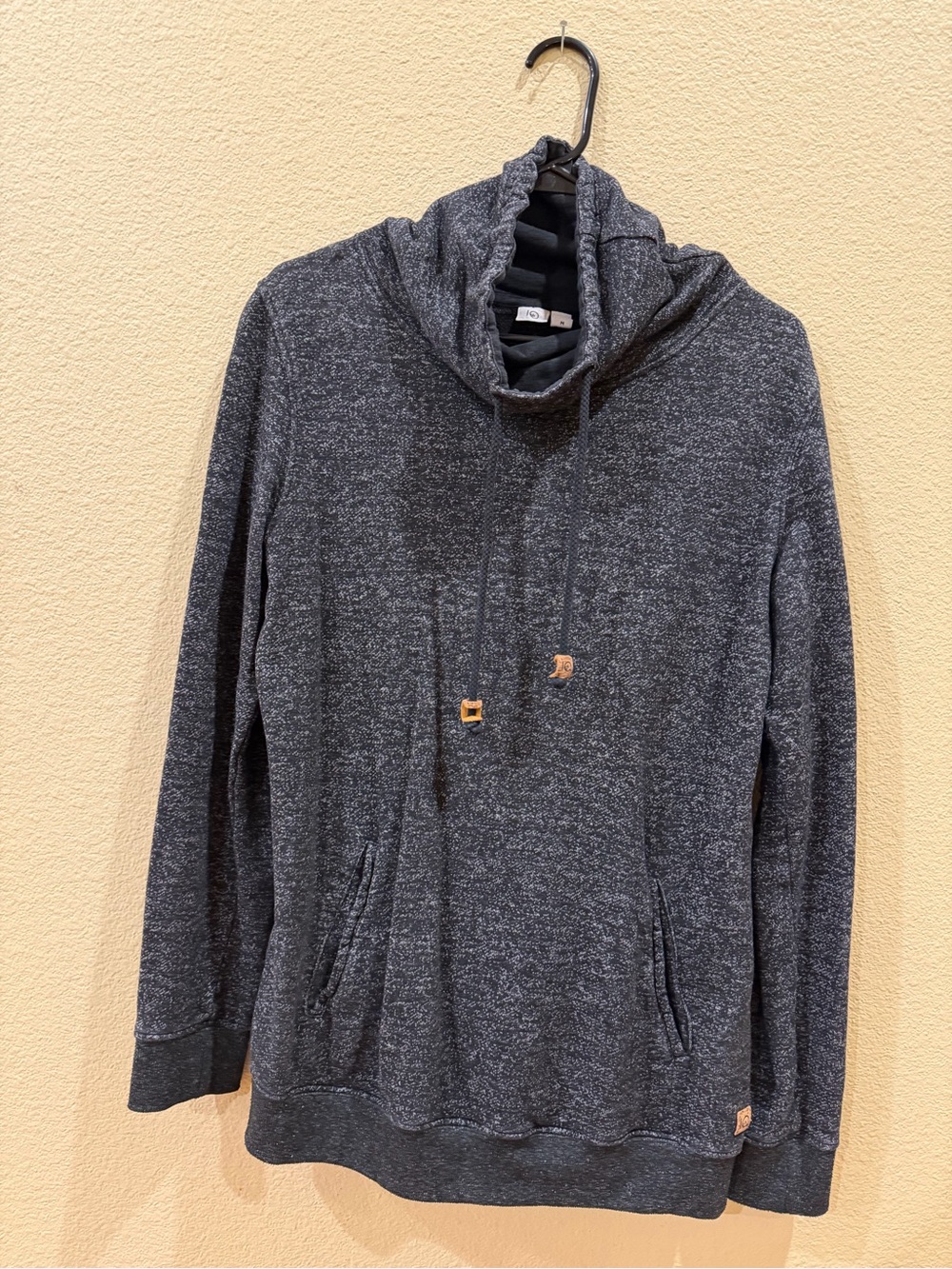 tentree Charcoal Cowl Neck Pullover Sweater